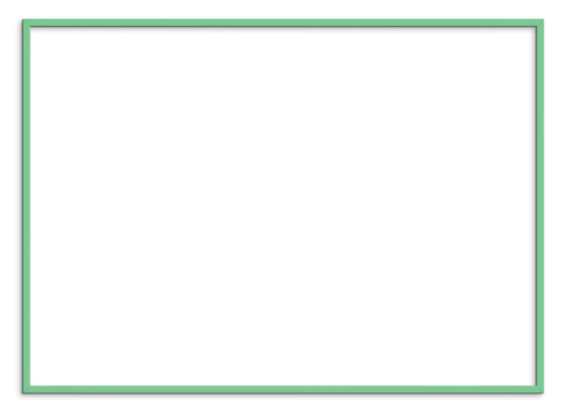 Frame - Mint Green Wood