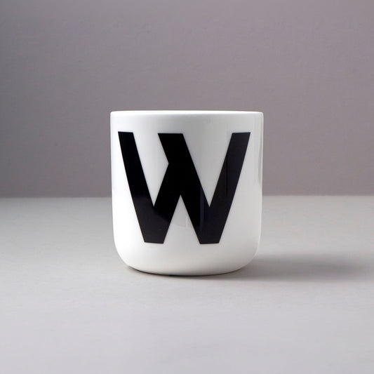 Classic letter - W (Mug)