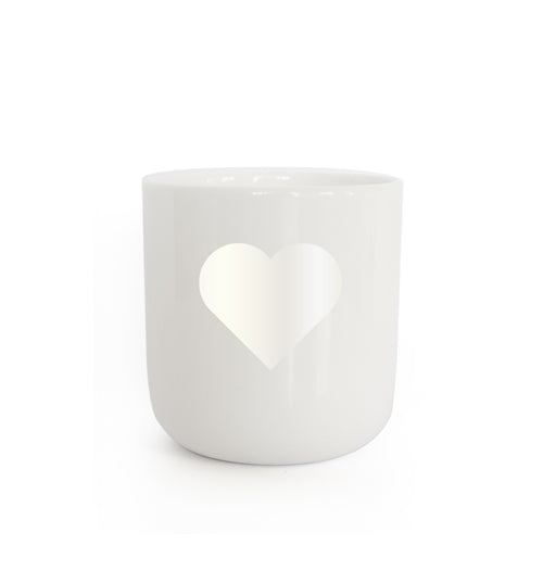 Glyphs - Pearl White Heart (Mug)