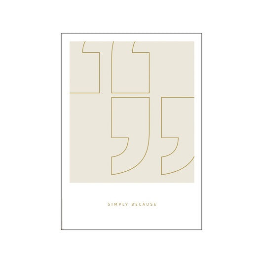 Simple Living - "Simply Because" #Outline