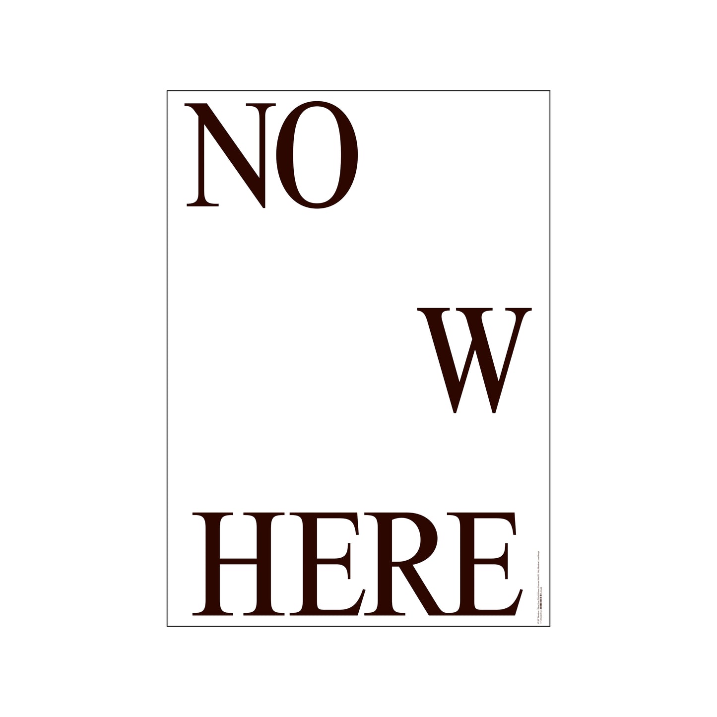 ST - NO WHERE / NOW HERE