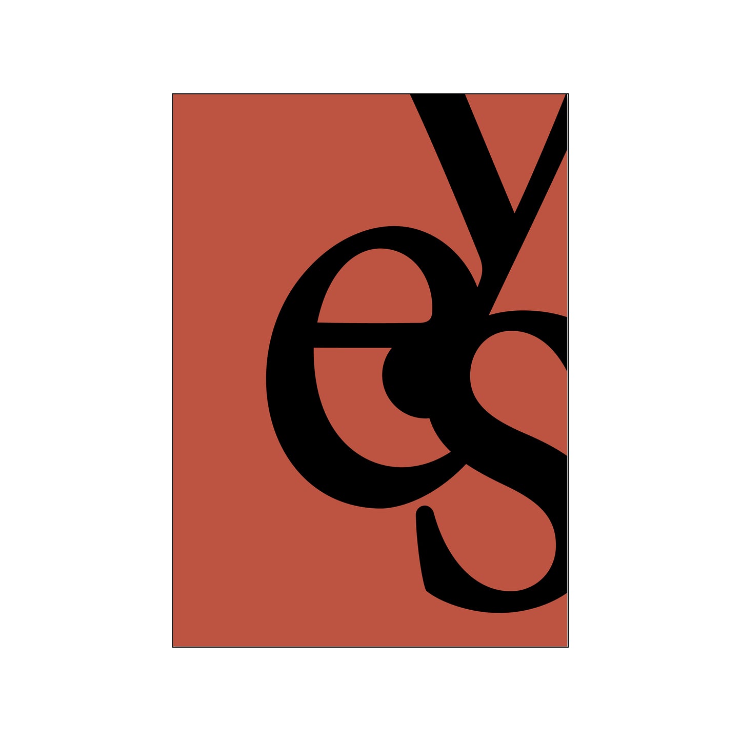 Be yourself - YES (black)