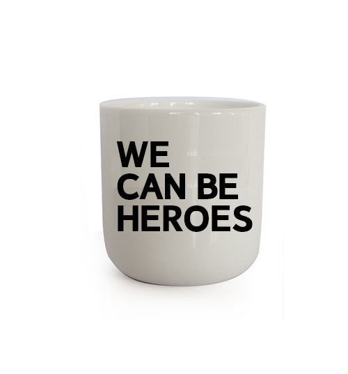 Lyrics - We can be heroes (Mug)