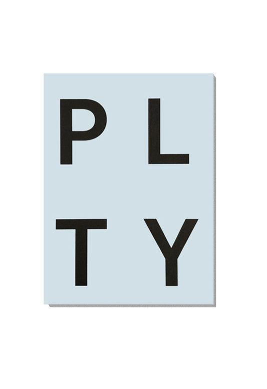 PLTY Notepad - Light Blue