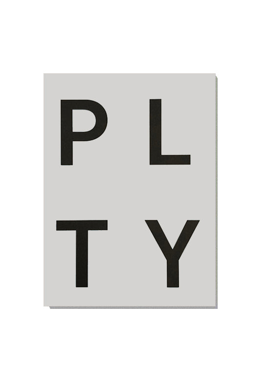 PLTY Notepad - Pale Grey